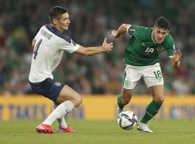 Jamie McGrath in action for Ireland