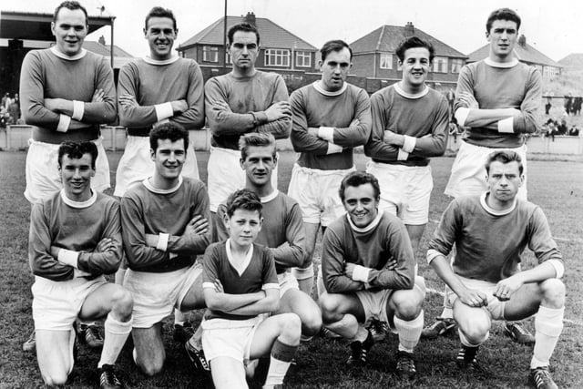 RETRO
Team pictures of Wigan Athletic from the the 1960s when they played at Springfield Park in the Northern Premier League.
Submitted by Retro reader John Culshaw pictured front as mascot aged ten