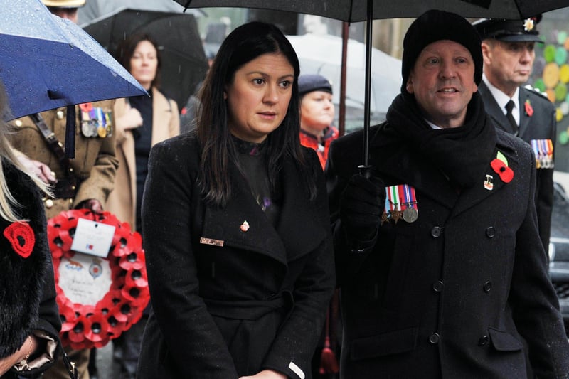 Wigan MP Lisa Nandy during the procession.