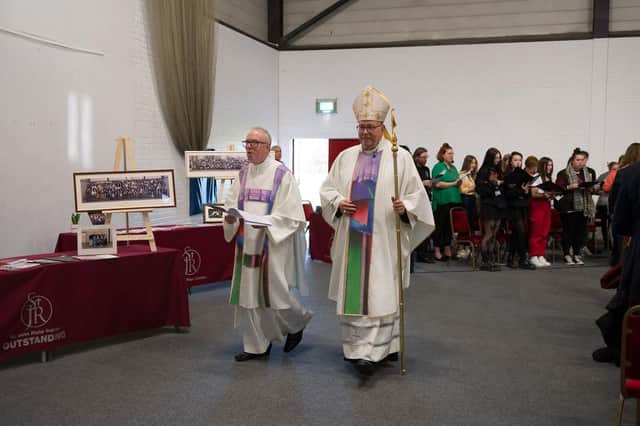 Several members of the Catholic church were involved in the service