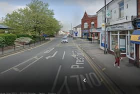 The collision took place on Preston Road in the centre of Standish