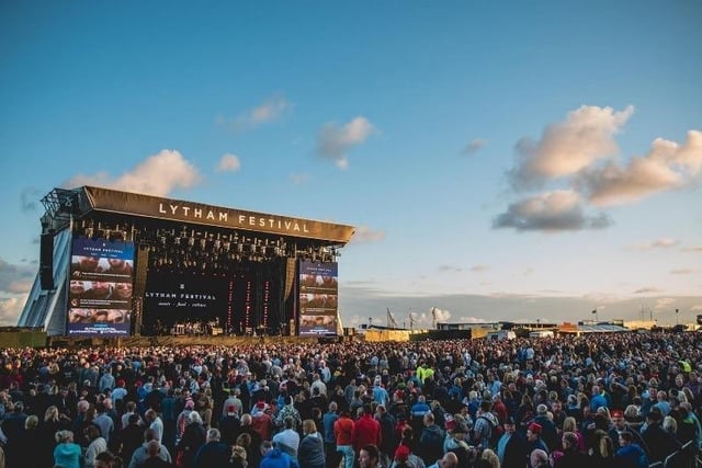 The crowds at a past Lytham Festival enjoying the music