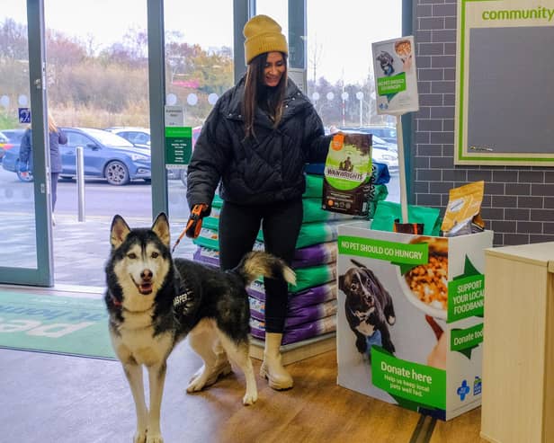A pet food donation point has been launched in Wigan's Pets at Home store