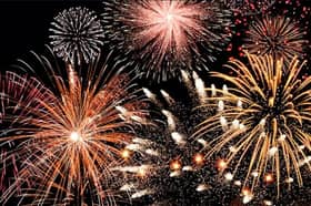 Fireworks displays will be held in various locations