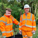 Volunteers at Hindley Station