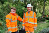 Volunteers at Hindley Station