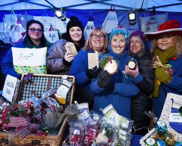 A flashback to a previous Standish Christmas market. It returns on November 30