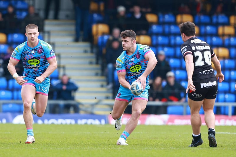 Started the season on loan at Barrow Raiders in the Championship and finished it as a Super League champion. A place on the bench for the young hooker, with O'Neill injured