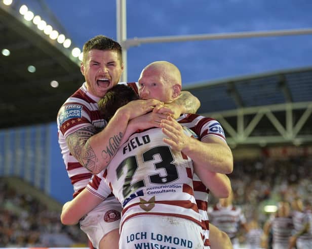 Wigan Warriors overcame St Helens at the DW Stadium