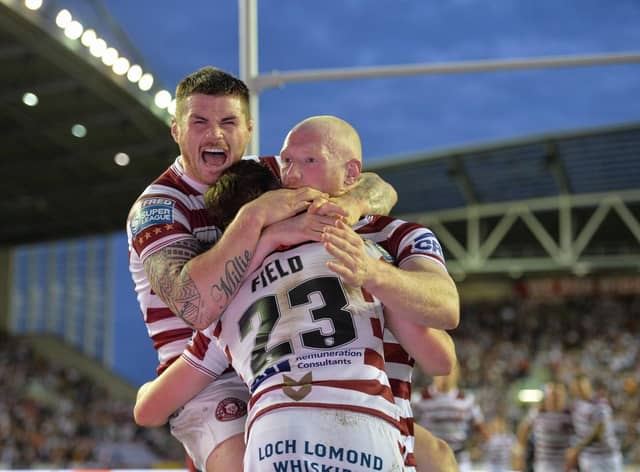 Wigan Warriors overcame St Helens at the DW Stadium