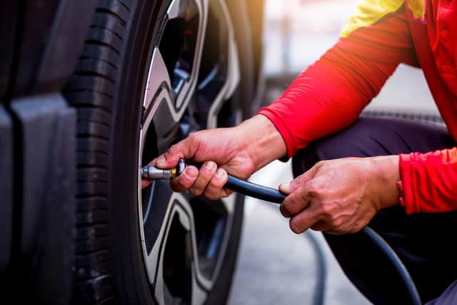 Checking your tyre pressures takes a couple of minutes but can have a huge impact on your safety
