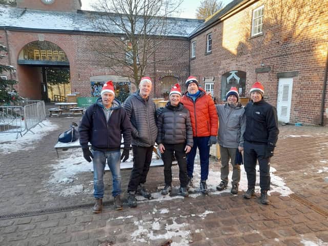 The group of walkers who rescued the sheep