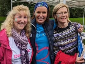 People gathered at Haigh Woodland Park for the annual Memory Walk