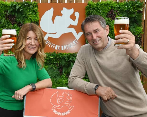Andrea and Phil Cox, co-owners of Wily Fox brewery