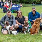 Makants Greyhound Rescue dog show at Astley St Park. The Meehan and Swann families.