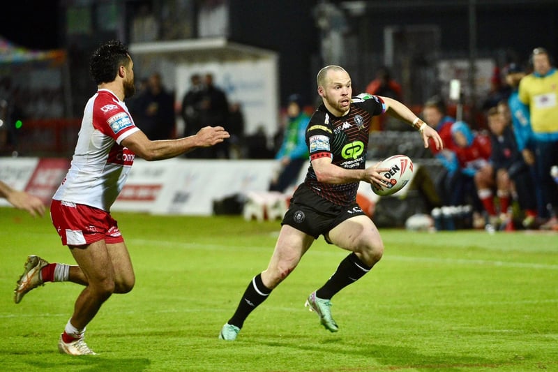 The winger has scored in all but two Super League games so far this season with nine altogether