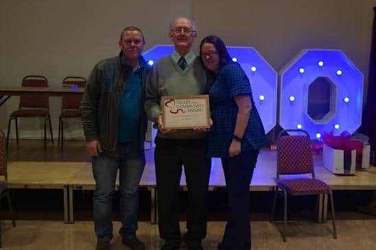 Jimmy Whisker received the Heart of the Community award