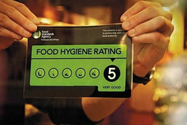 Food Hygiene Rating sticker.