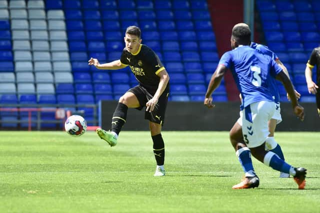 Wigan Athletic took on Oldham in a pre-season friendly