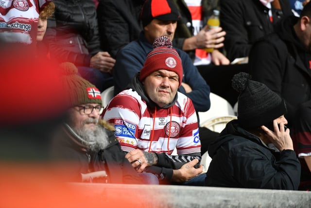 Wigan Warriors fans at Craven Park.