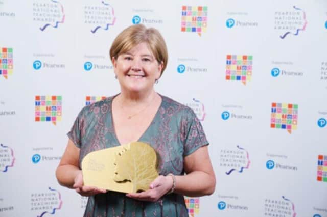 Jackie Birch was named  Teacher of the Year in a Primary School at the Pearson National Teaching Awards 2021