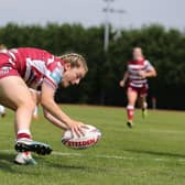 Kaitlin Hilton went over for a brace (Credit: John Baldwin)