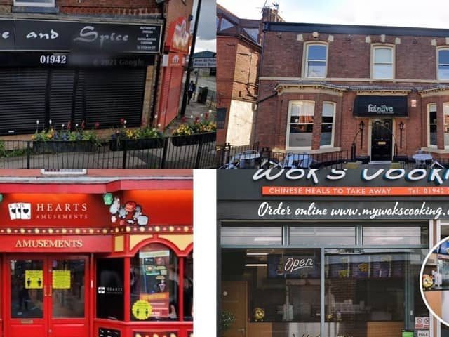 Some of the eateries to be awarded a new hygiene rating