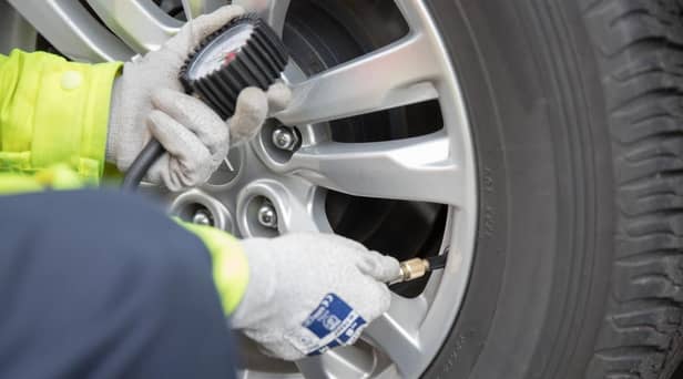Having the correct tyre pressure gives motorists the best control over their vehicles, especially important in bad weather