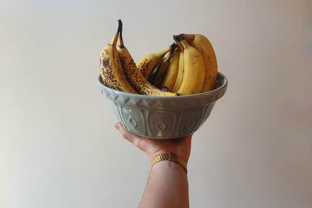 A professional banana bowl