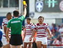 Patrick Mago was shown a yellow card in Wigan Warriors' defeat to Wakefield