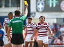 Patrick Mago was shown a yellow card in Wigan Warriors' defeat to Wakefield