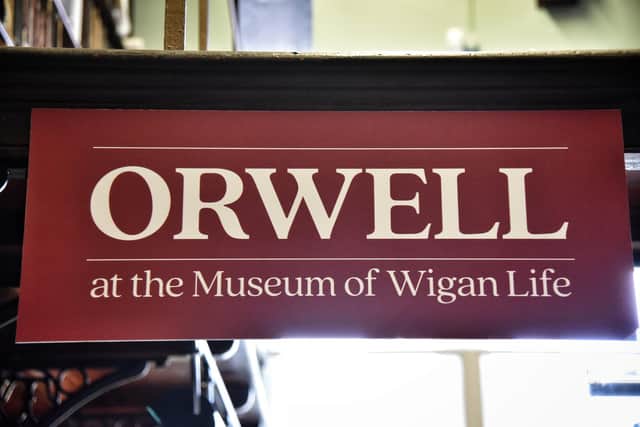 Unveiling of a new exhibition on George Orwell at The Museum of Wigan Life