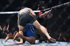 Tom Aspinall took exactly one minute to put away Curtis Blaydes in Manchester