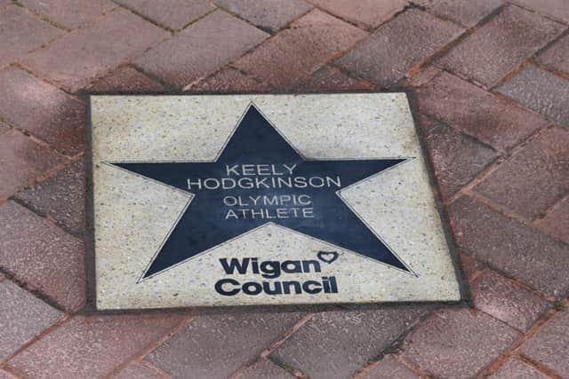 Keely Hodgkinson's Walk of Fame star