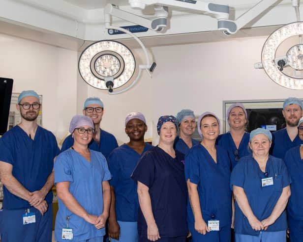 Theatre 11 and 12 staff at Wrightington Hospital