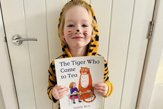 Emily as The Tiger Who Came To Tea