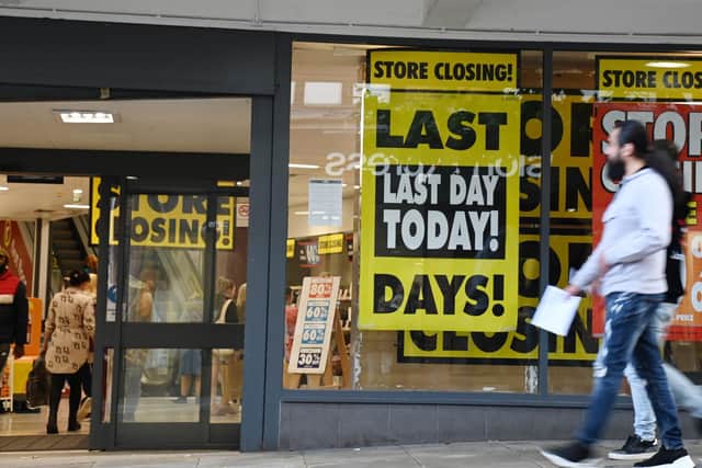 The last day of retail at Wilko, Standishgate, Wigan, in September