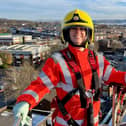 Laura Nuttall spent the day as a firefighter