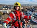 Laura Nuttall spent the day as a firefighter
