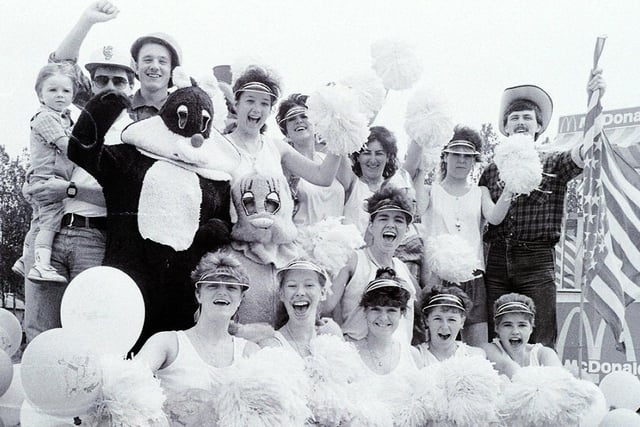 Retro 1987
Wigan Carnival with cheer leaders and cartoon characters