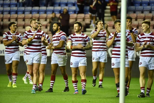 Wigan Warriors overcame Hull KR at the DW Stadium