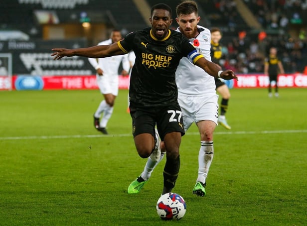 Skipper Tendayi Darikwa was part of a determined Latics effort at Swansea