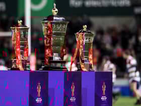 The Rugby League World Cup trophies are going on a 48-hour tour