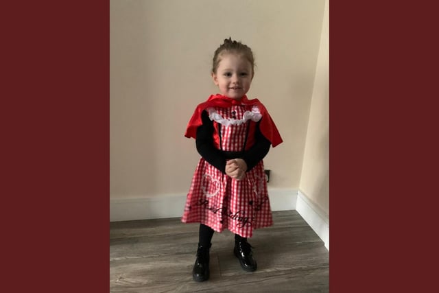 Isabella looked great this World Book Day as Little Red Riding Hood.