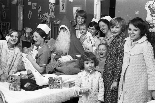 RETRO 1979 -  Christmas at the  children's ward Wigan Infirmary
