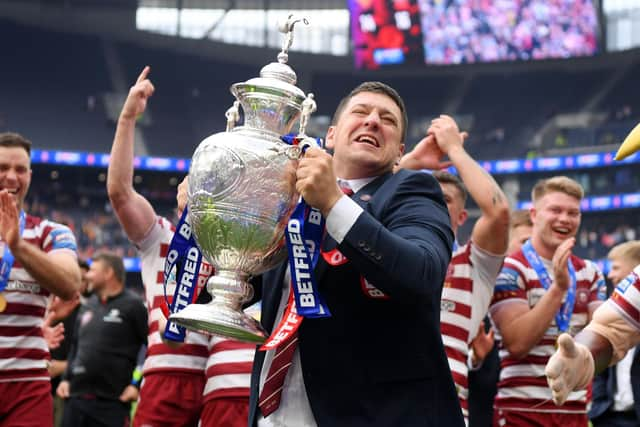 Matty Peet brought the Challenge Cup home to Wigan in his first season last year