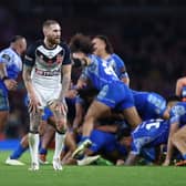 Sam Tomkins and England were knocked out of the Rugby League World Cup following their semi-final defeat to Samoa (Photo by Michael Steele/Getty Images)