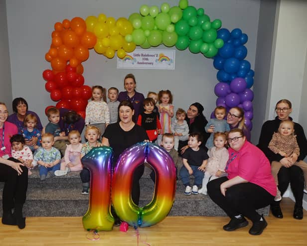 Little Rainbows 2 in Leigh is celebrate their 10th anniversary.