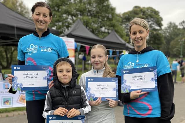 entrants in the Haigh Woodland Park Memory Walk 2024