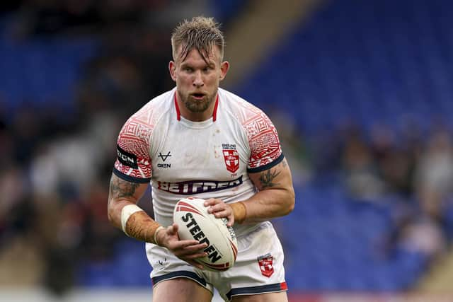 England will take on France at the Halliwell Jones Stadium in April